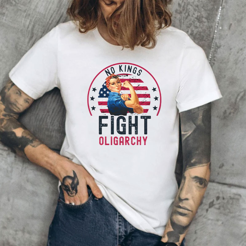 Fight Oligarchy Shirt, No Kings Tshirt