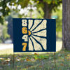 8647 Subtle Anti Trump 86 47 Floral Boho Style Yard Sign