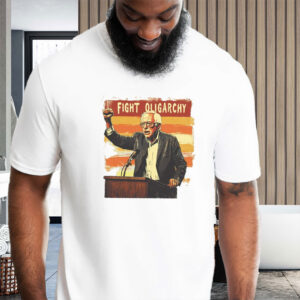 Bernie Sanders Fight Oligarchy Anti Maga T-Shirt