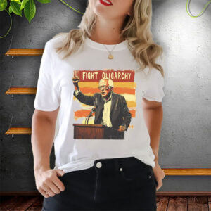 Bernie Sanders Fight Oligarchy Anti Maga T-Shirt