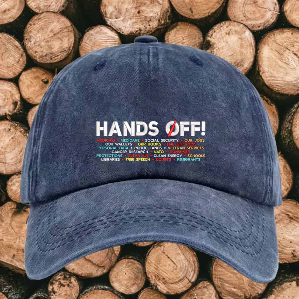 Hands Off Embroidered 2025 Hat