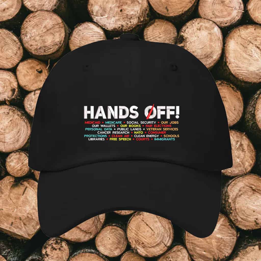 Hands Off Embroidered 2025 Hat