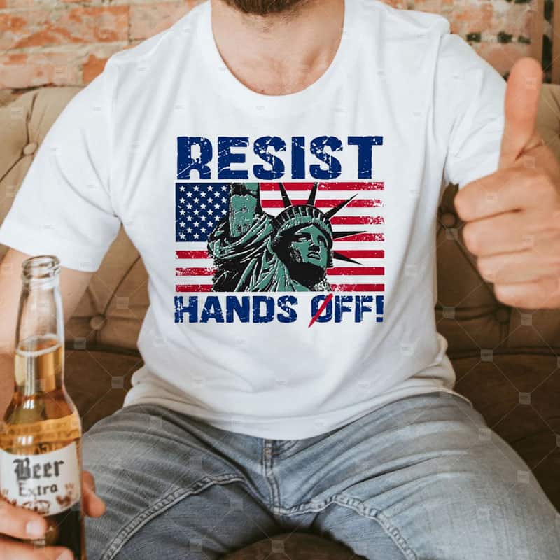 Hands Off Protest, Social Justice Environmental Rights TShirt