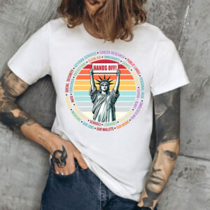 Hands Off, Save Public Lands Medicare Social Security Free Speech Environmental Rights T-Shirt