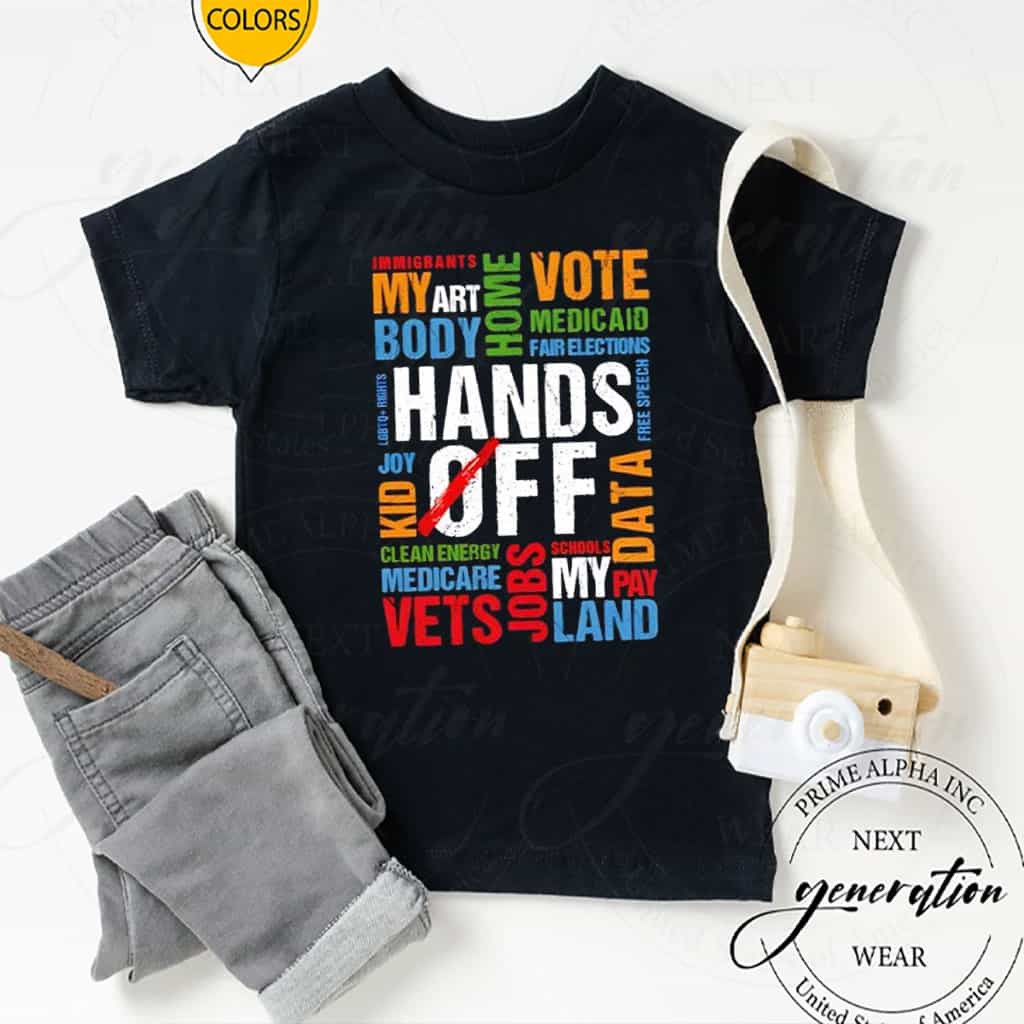 Hands off no politics pie 2025 T-Shirt
