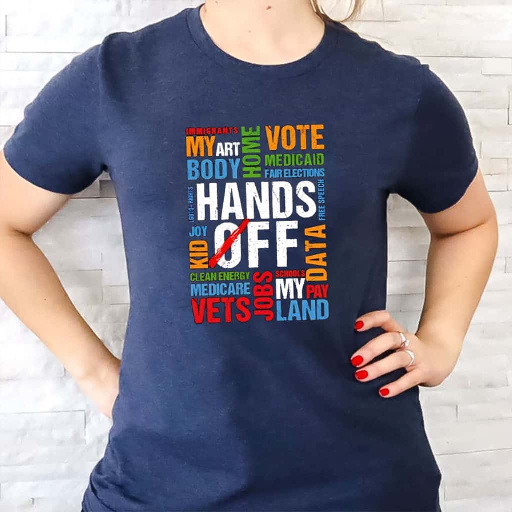 Hands off no politics pie 2025 T-Shirt
