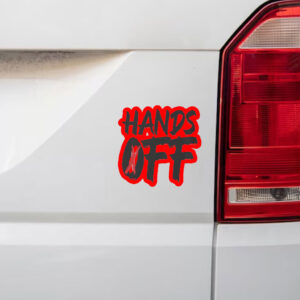 Official Hands Off Protest 2025 Sticker ,Car Magnet