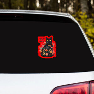Subtle Anti Trump Cat Ladies Foxtrot Delta Tango Sticker, Car Magnet