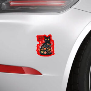 Subtle Anti Trump Cat Ladies Foxtrot Delta Tango Sticker, Car Magnet