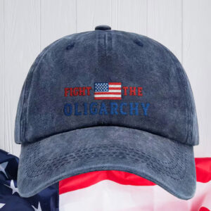 USA FLag Fight Oligarchy 2025 Hat