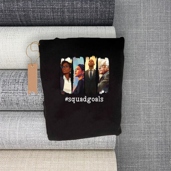 SquadGoals - AOC, Jasmine Crockett, Bernie, Booker 2025 T-Shirt