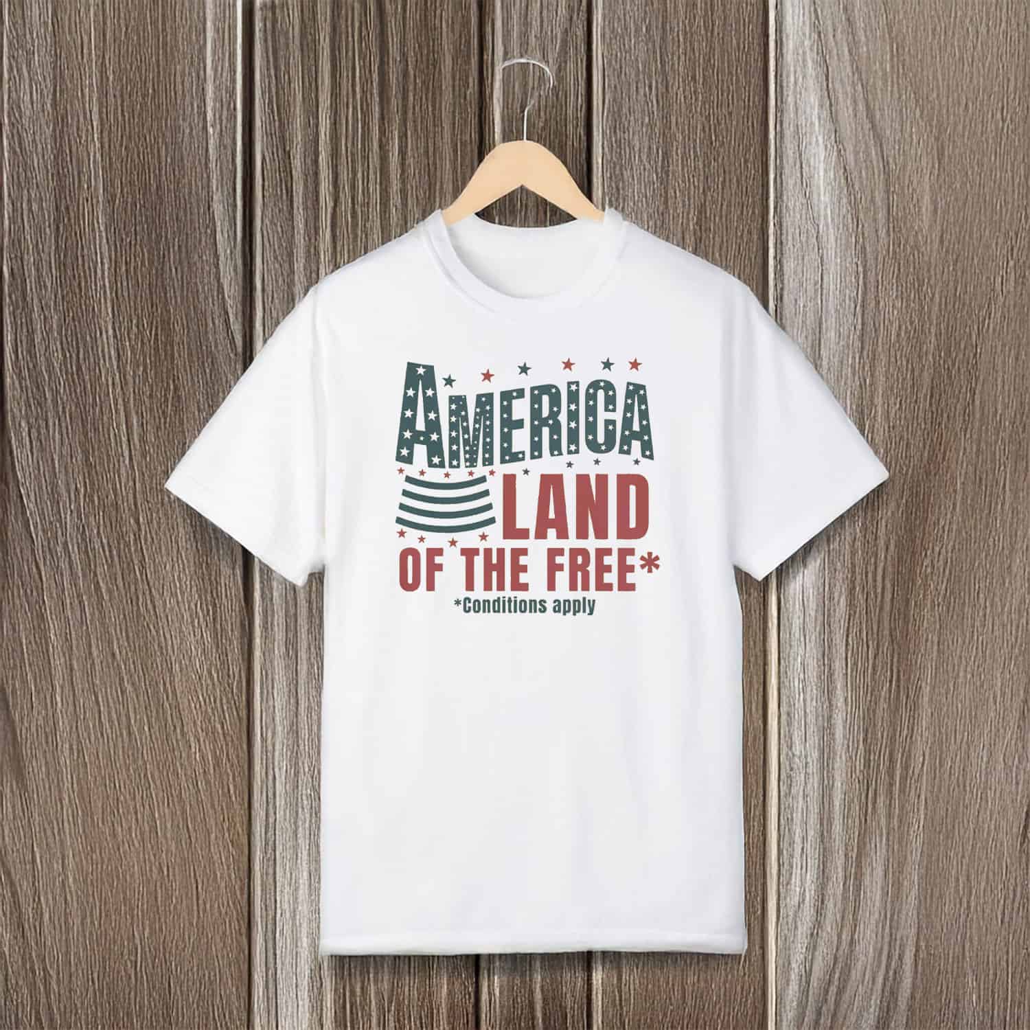 Anti-Trump-T-Shirt,-America-Land-Of-The-Free-Shirt-us