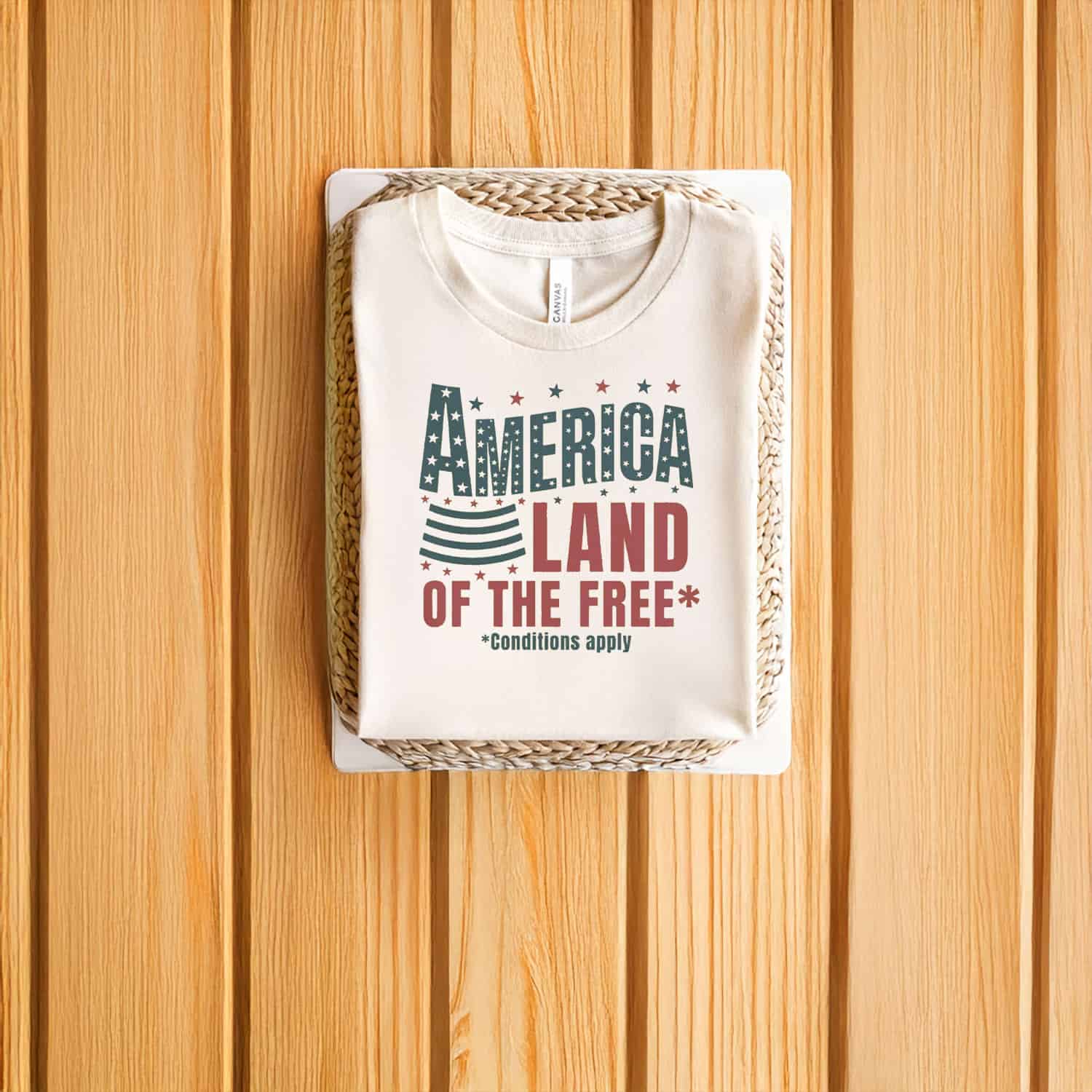 Anti-Trump-T-Shirt,-America-Land-Of-The-Free-Shirt-usa