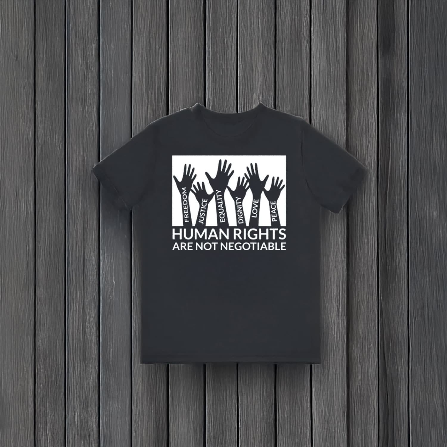 Anti-Trump-T-Shirt,-Human-Rights-Are-Not-Negotiable-Shirt-usa
