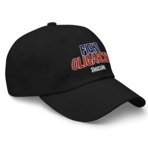 Fight Oligarchy Bernie Sanders Embroidered Dad Hat