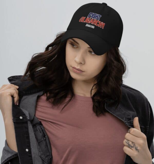Fight Oligarchy Bernie Sanders Embroidered Dad Hat