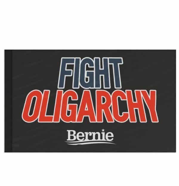 Fight Oligarchy Bernie Sanders Flag