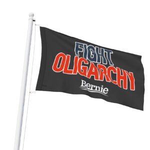 Fight Oligarchy Bernie Sanders Flag