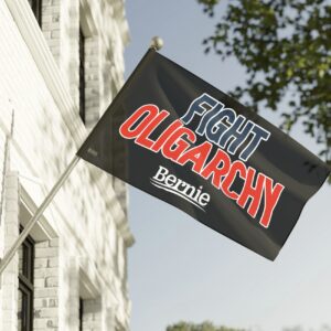 Fight Oligarchy Bernie Sanders Flag