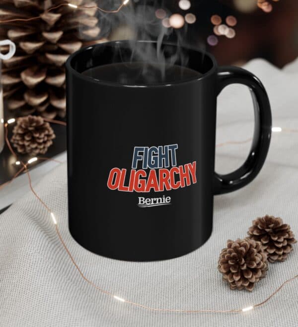 Fight Oligarchy Bernie Sanders Mug