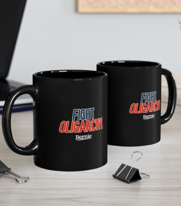 Fight Oligarchy Bernie Sanders Mug