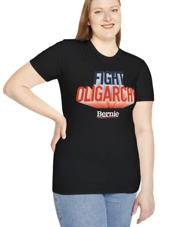 Fight Oligarchy Bernie Sanders T-Shirt – Political Protest Graphic Tee