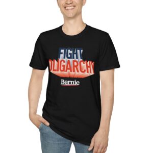 Fight Oligarchy Bernie Sanders T-Shirt – Political Protest Graphic Tee