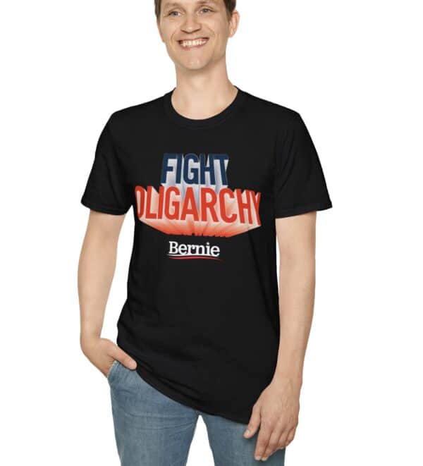 Fight Oligarchy Bernie Sanders T-Shirt – Political Protest Graphic Tee