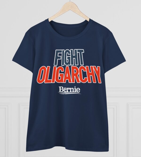 Fight Oligarchy Bernie Sanders Women's T-Shirt