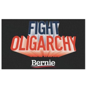 Fight Oligarchy Car Magnet – Bernie Sanders Political Protest Vehicle Magnet