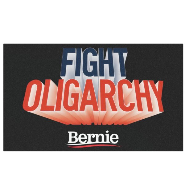 Fight Oligarchy Car Magnet – Bernie Sanders Political Protest Vehicle Magnet