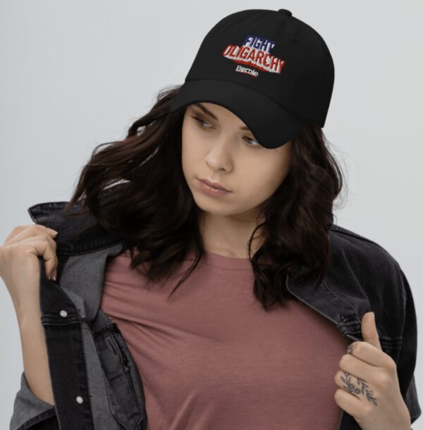 Fight Oligarchy Embroidered Hat – Bernie Sanders Political Dad Hat
