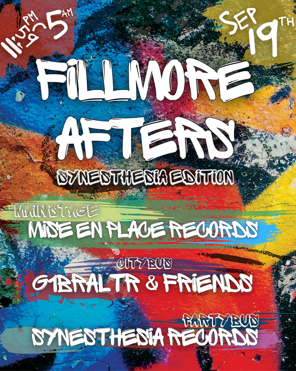 FillmoreAfters – SYNESTHESIA – 9.19.25