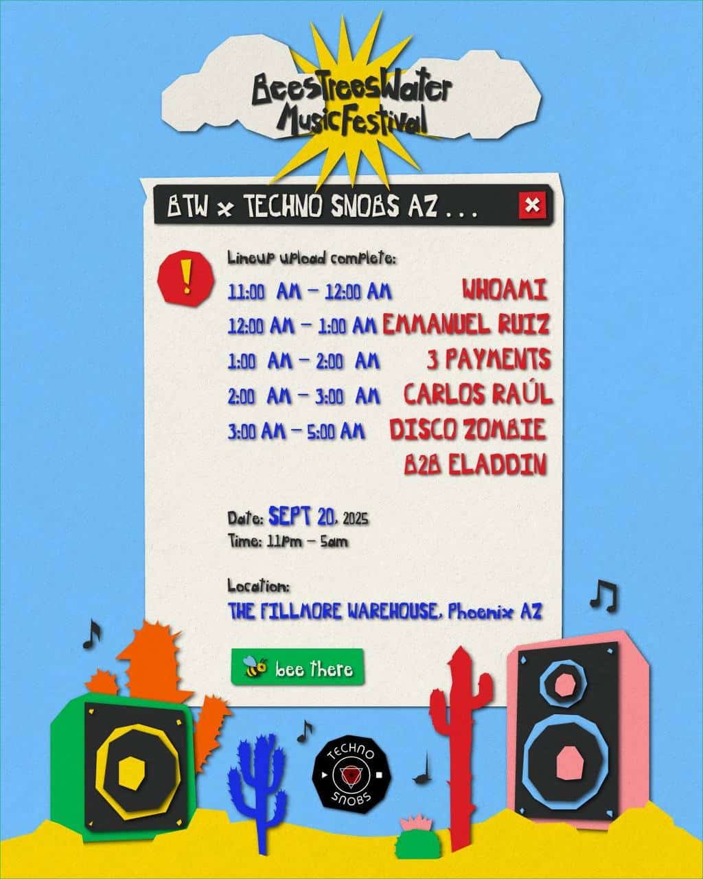 BTW x TECHNO SNOBS AZ