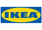 The IKEA logo featuring bold blue letters spelling IKEA inside a yellow oval, set against a blue rectangular background.