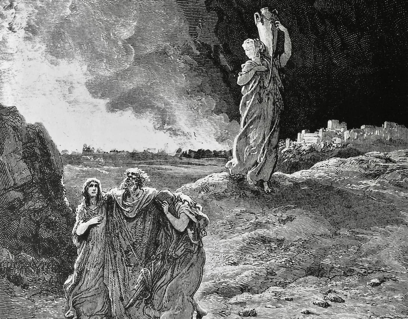 Antigua ilustración de la historia de la filosofía, simbolizando el diálogo entre la humanidad y lo divino.