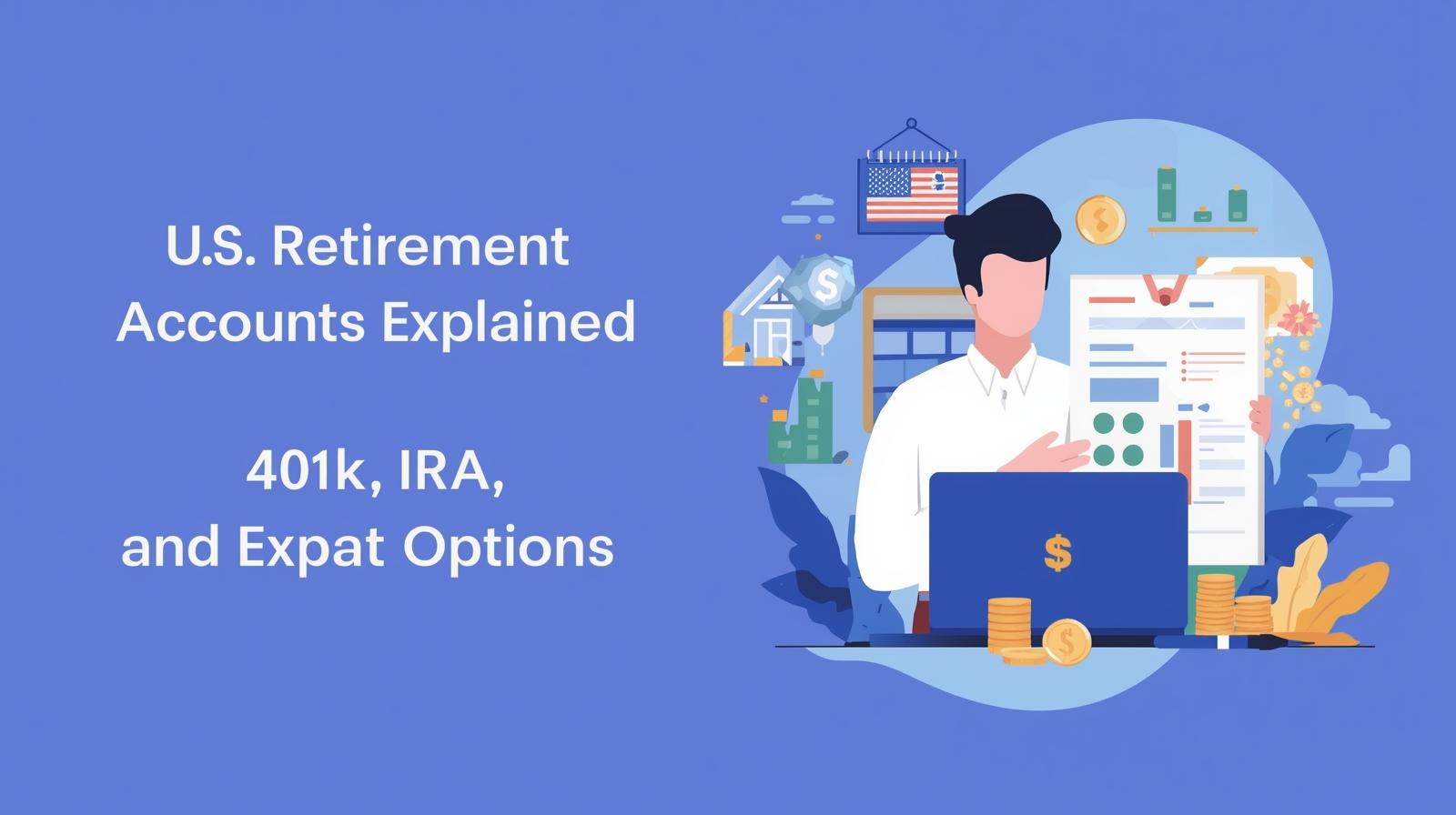U.S. Retirement Accounts Explained: 401(k), IRA, and Expat Options (2025 Guide)