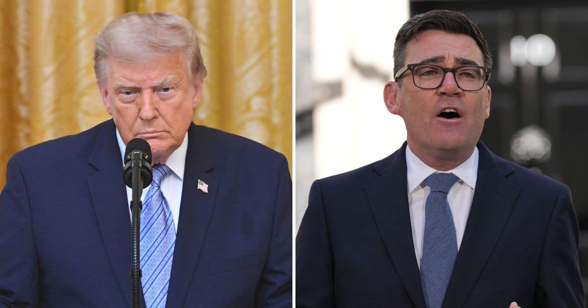 President Donald Trump expressed confidence in Prime Minister Andy Burnham after their first phone call as leaders (AP Photo)