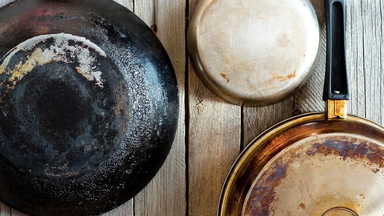 Old frying pan