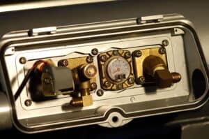 LPG Vechicle cylinder with 4 flange