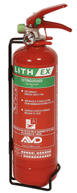 Fire Extinguisher for Lithium Battery Fires