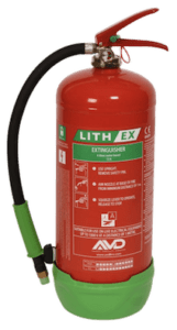 Fire Extinguisher for Lithium Battery Fires