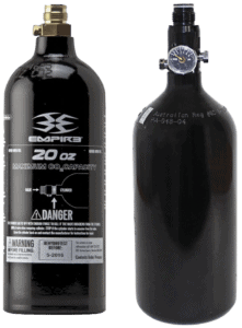 Carbon Dioxide & Air Paintball Cylinders for Paintball Gun