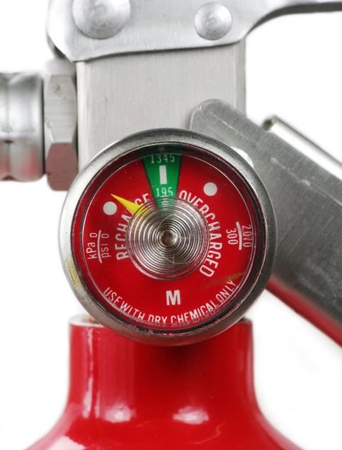 Red Fire extinguisher