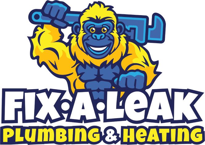 Fix-A-Leak-Plumbing-And-Heating-Gorilla-Logo