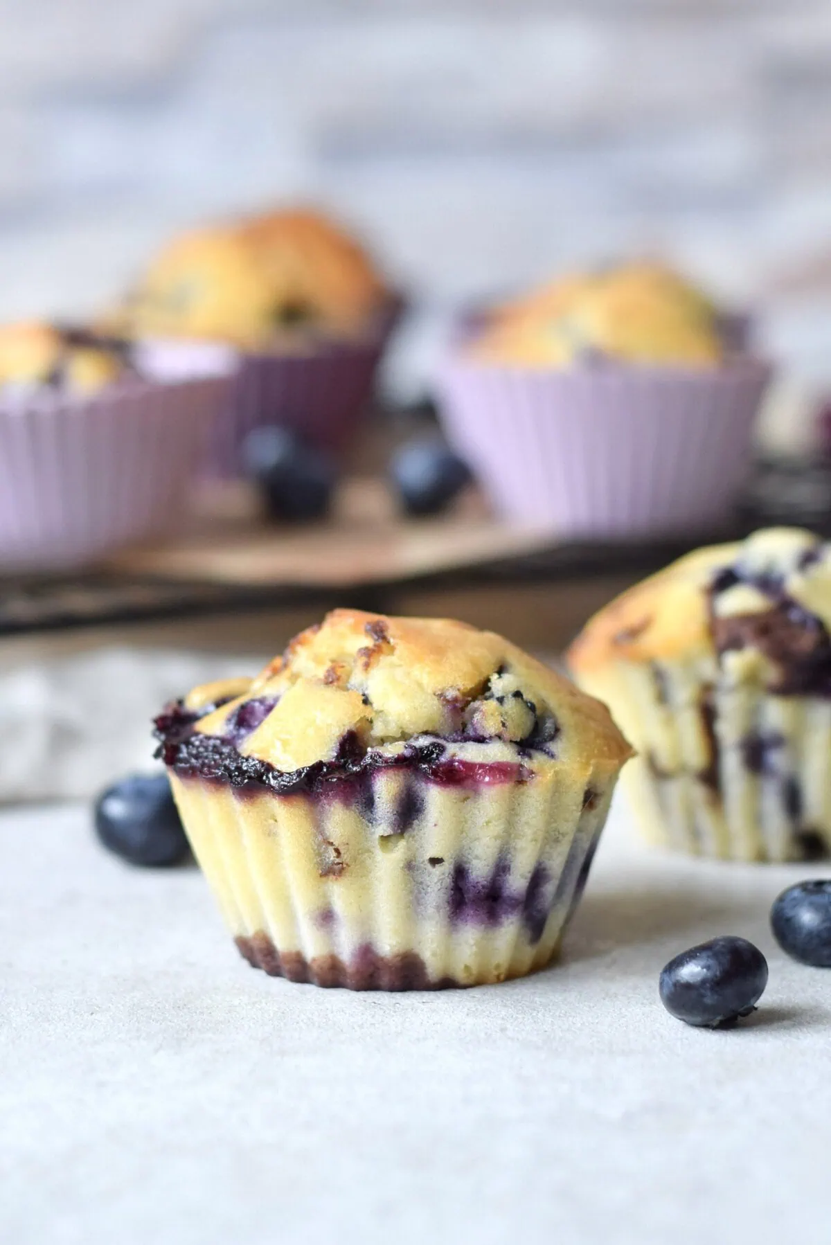 Einfache Blaubeer-Muffins – wie vom Bäcker