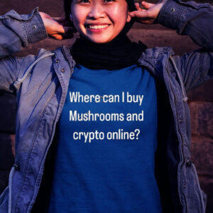 Official Where Can I Buy Mushrooms And Crypto Online T Shirt