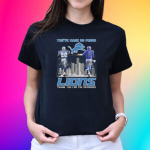 You’ve Made Us Proud Lions Thank You For The Memories T-Shirt