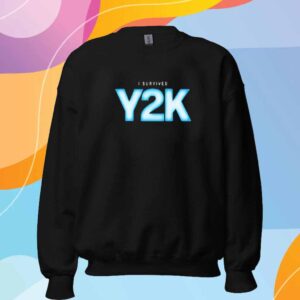 A24 I Survived Y2k T-Shirt