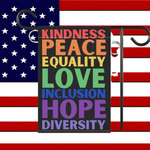 Inclusive Pride Garden Flag